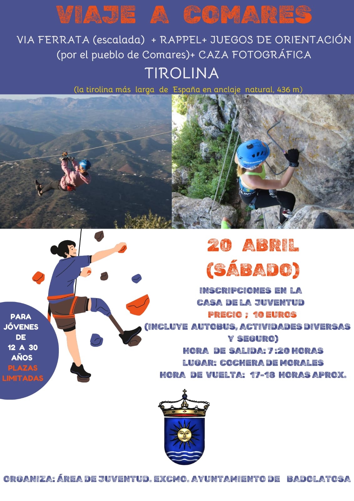 20 abril viaje a comares aventura