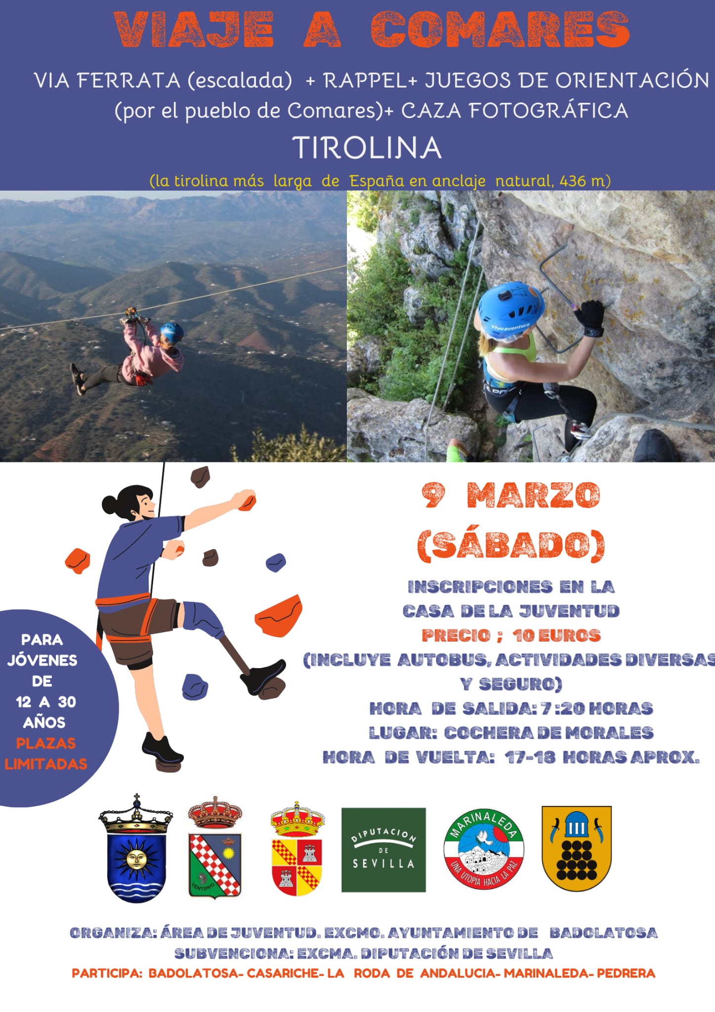 9 marzo comares aventura badolatosa