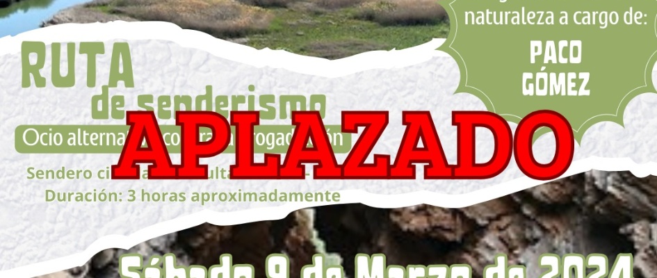 aplazada ruta 9 marzo badolatosa