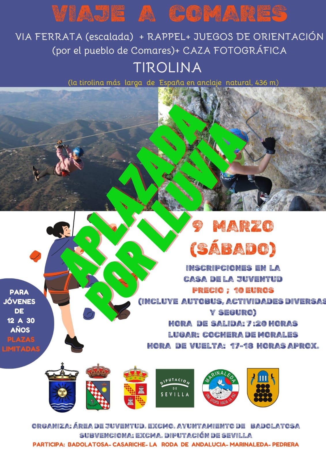 bado aplazada turismo de aventura