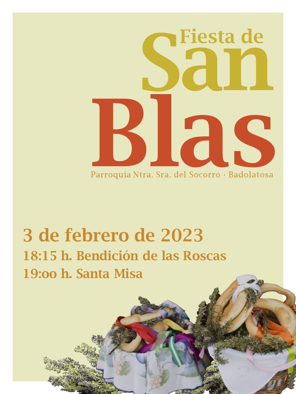 bendicion roscas badolatosa