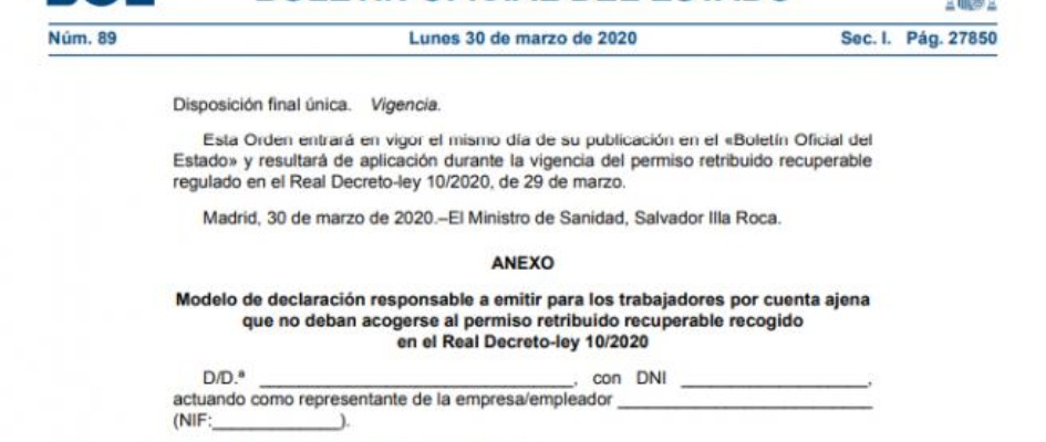 boe 30 marzo