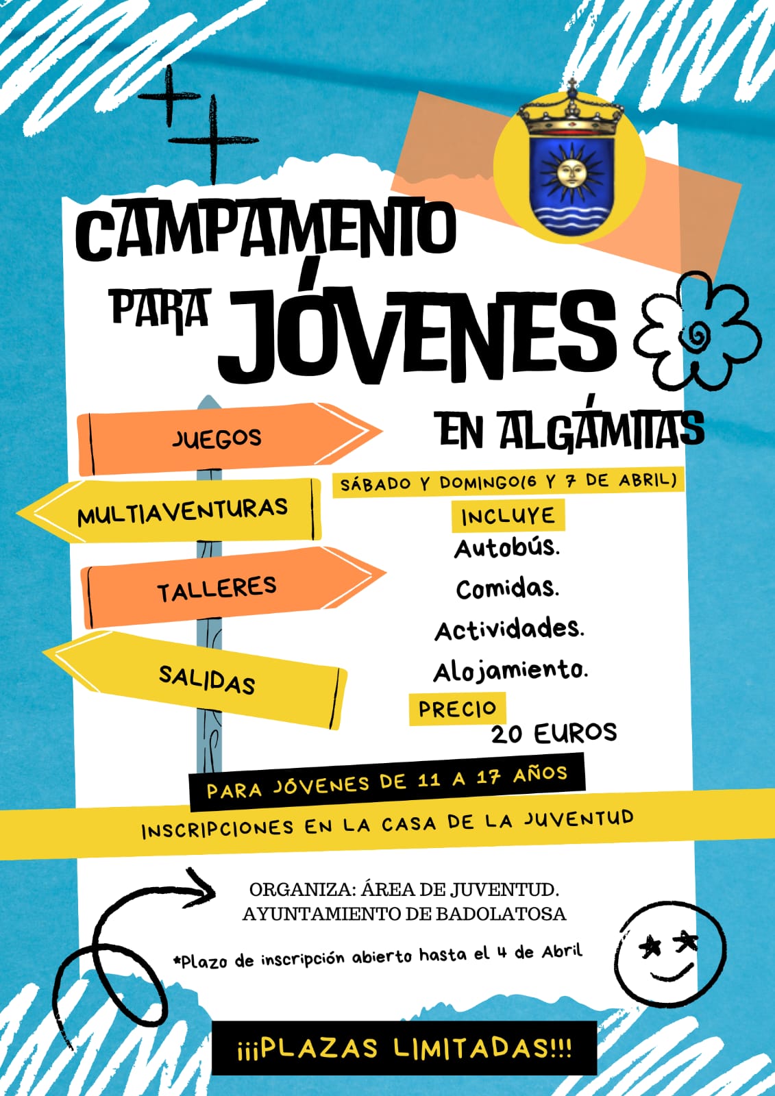 campamento para jovenes en algamitas