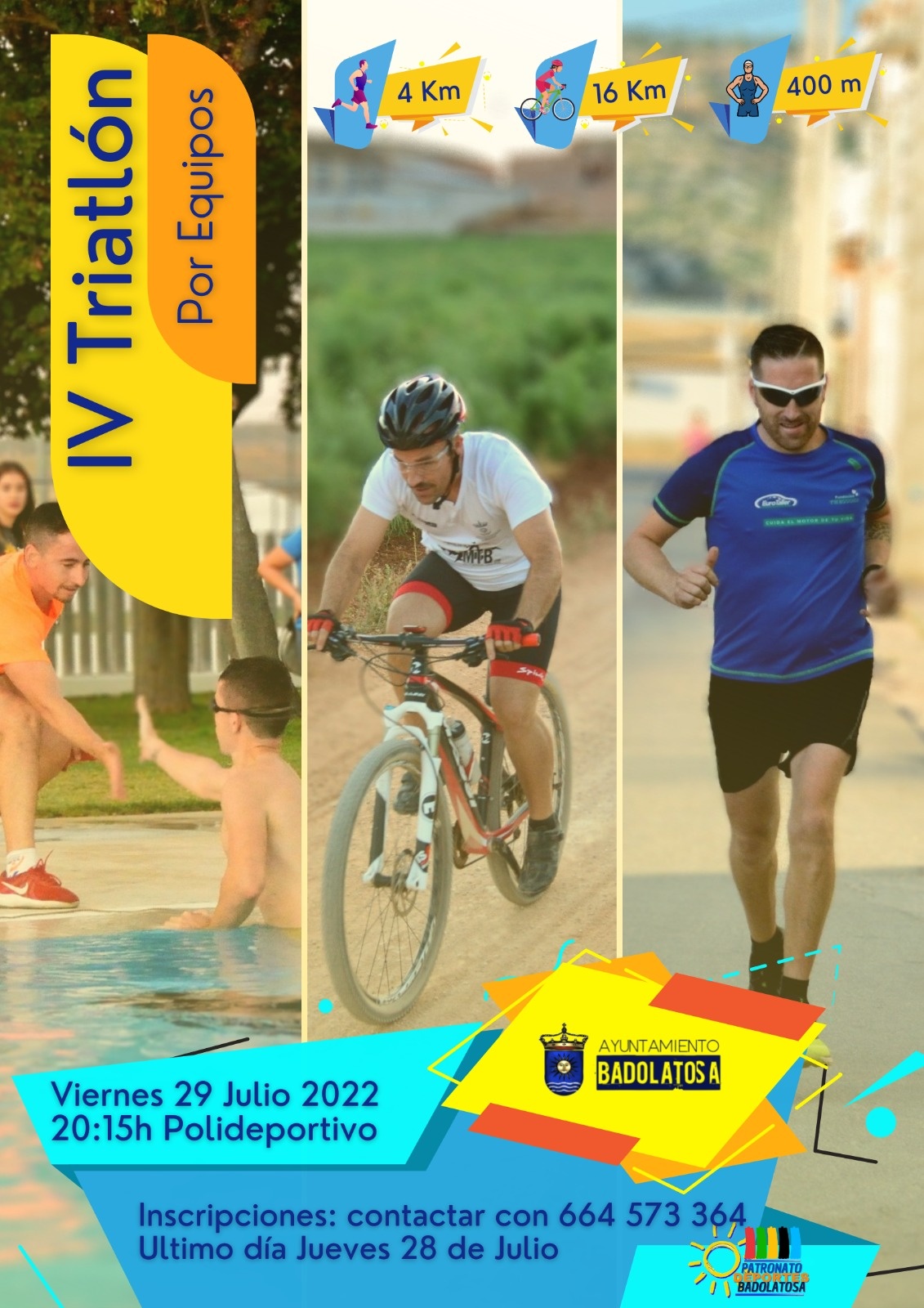 cartel triatlon bdolatosa
