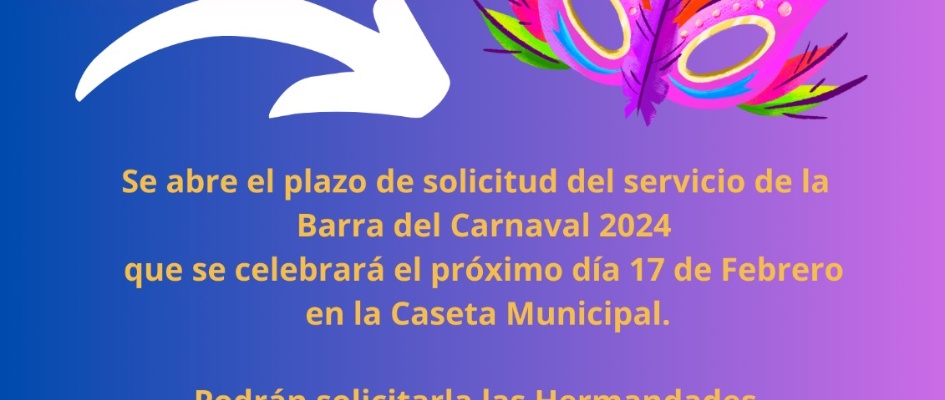 solicitud barra carnaval