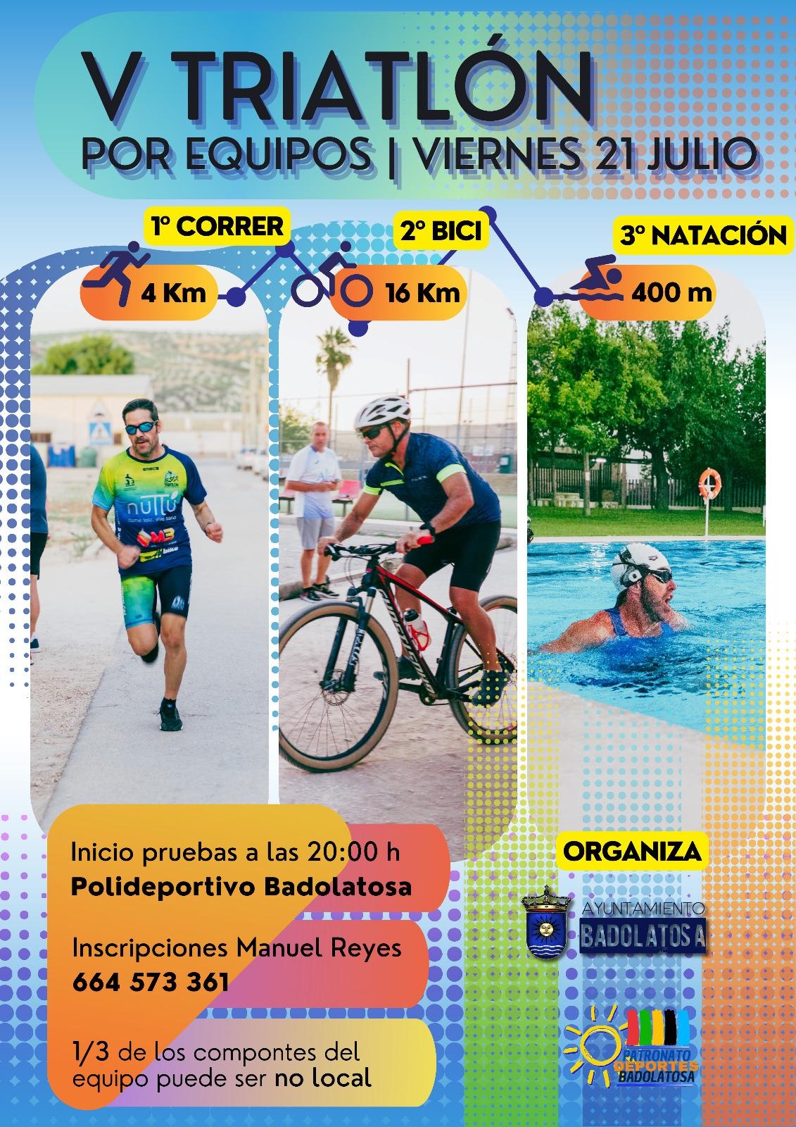 v tritalon badolatosa verano 21 julio