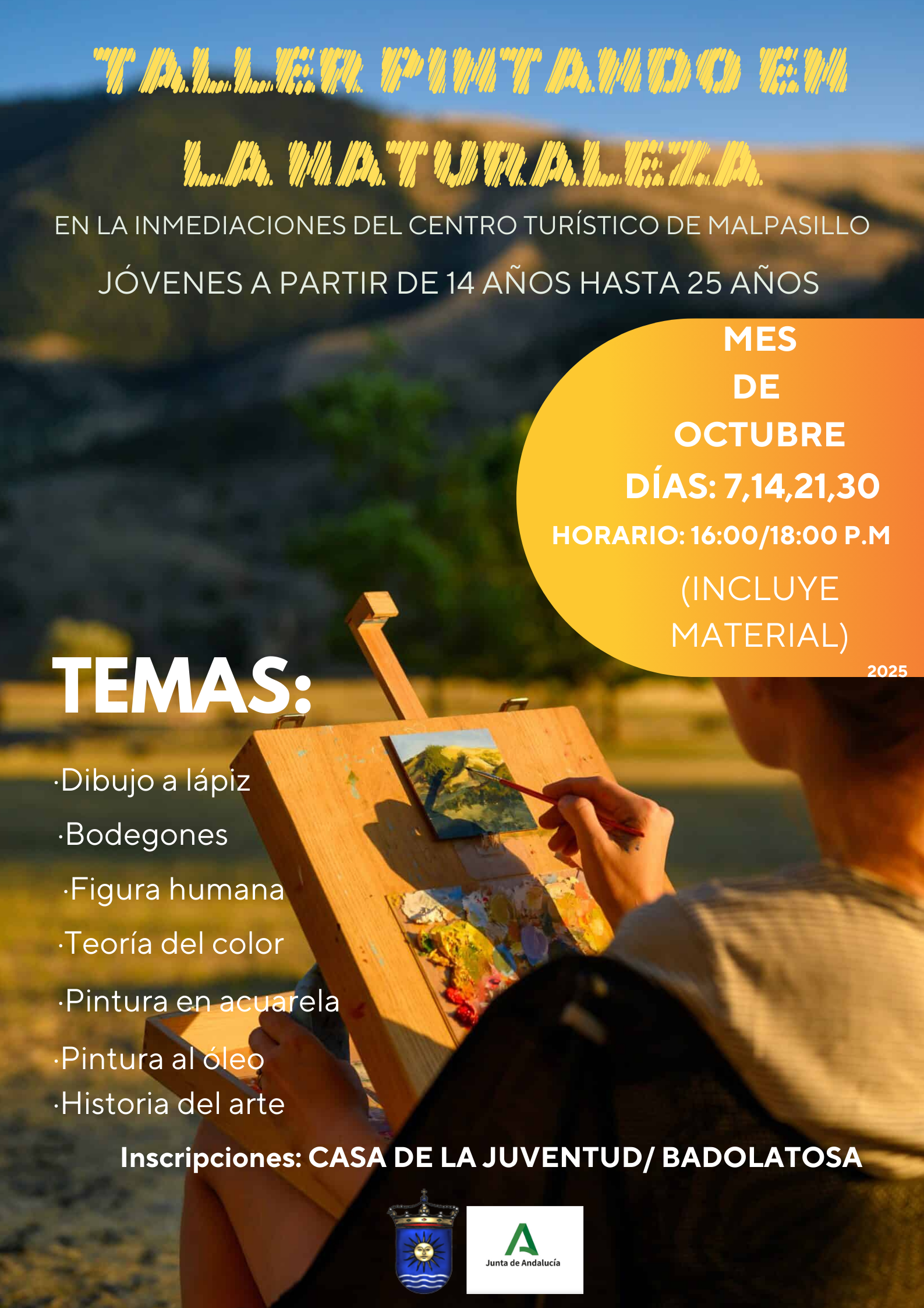 6.TALLER PINTANDO EN LA NATURALEZA OCTUBRE