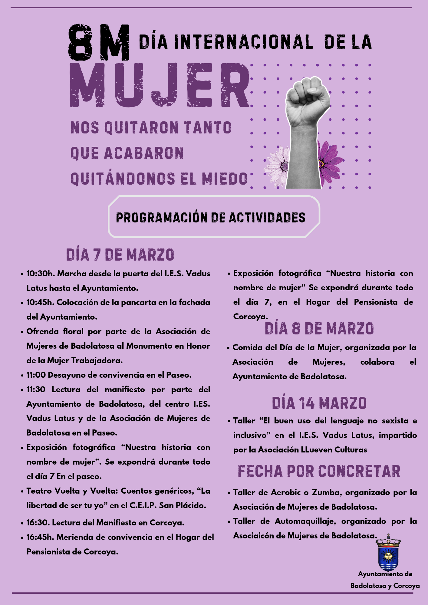 BADO PROGRAMACION 8MARZO