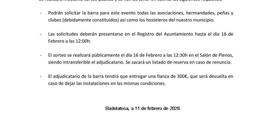 BARRA carnaval 2026-1