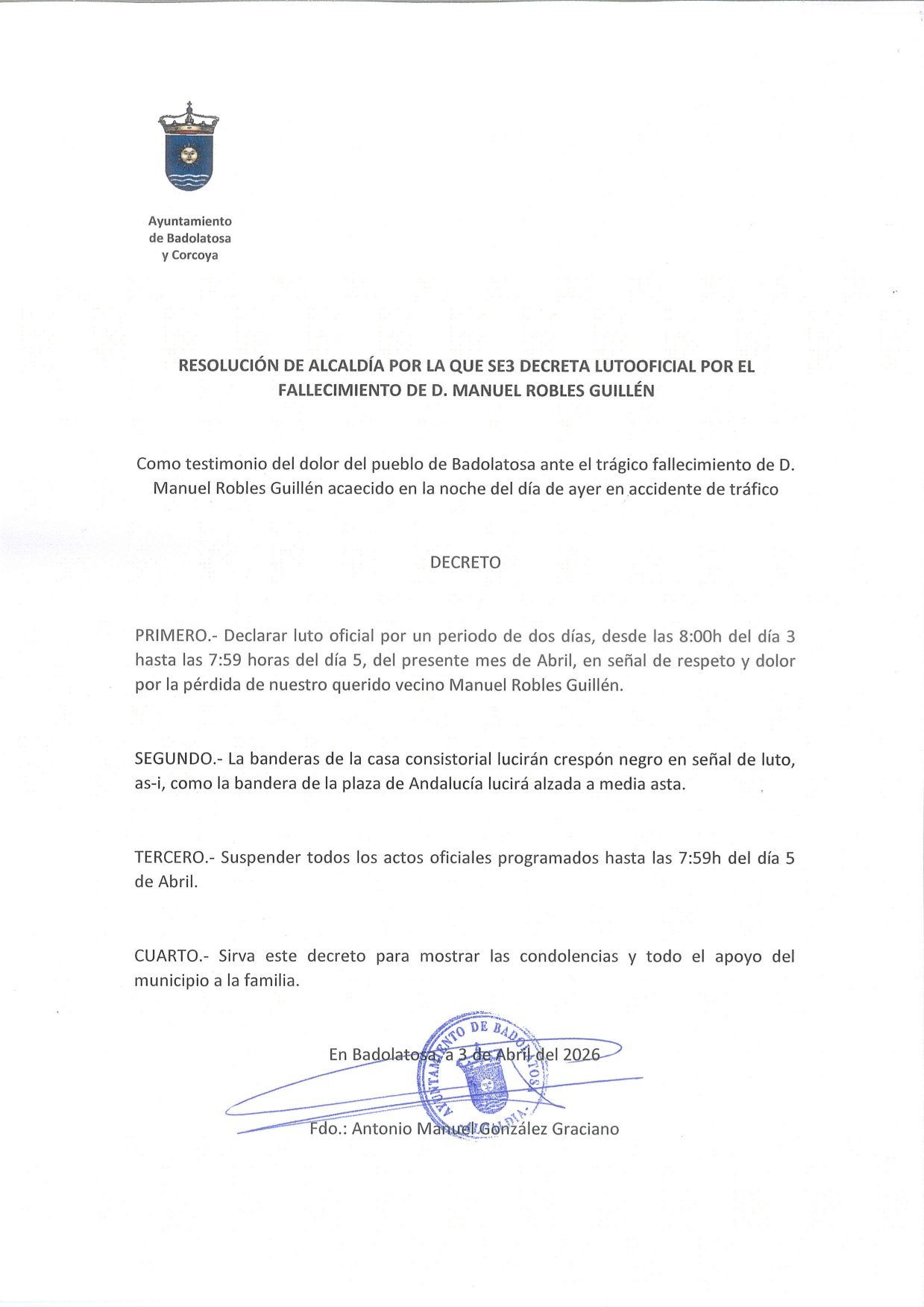 DECRETO LUTO OFICIAL-1