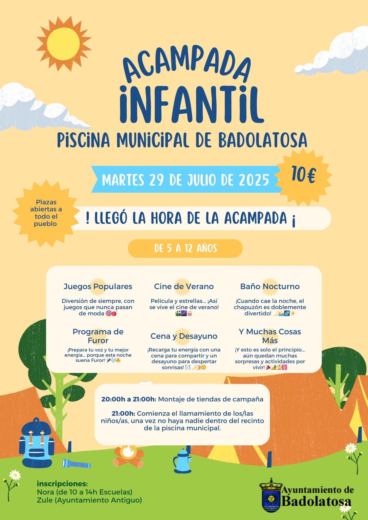 acampada infantil