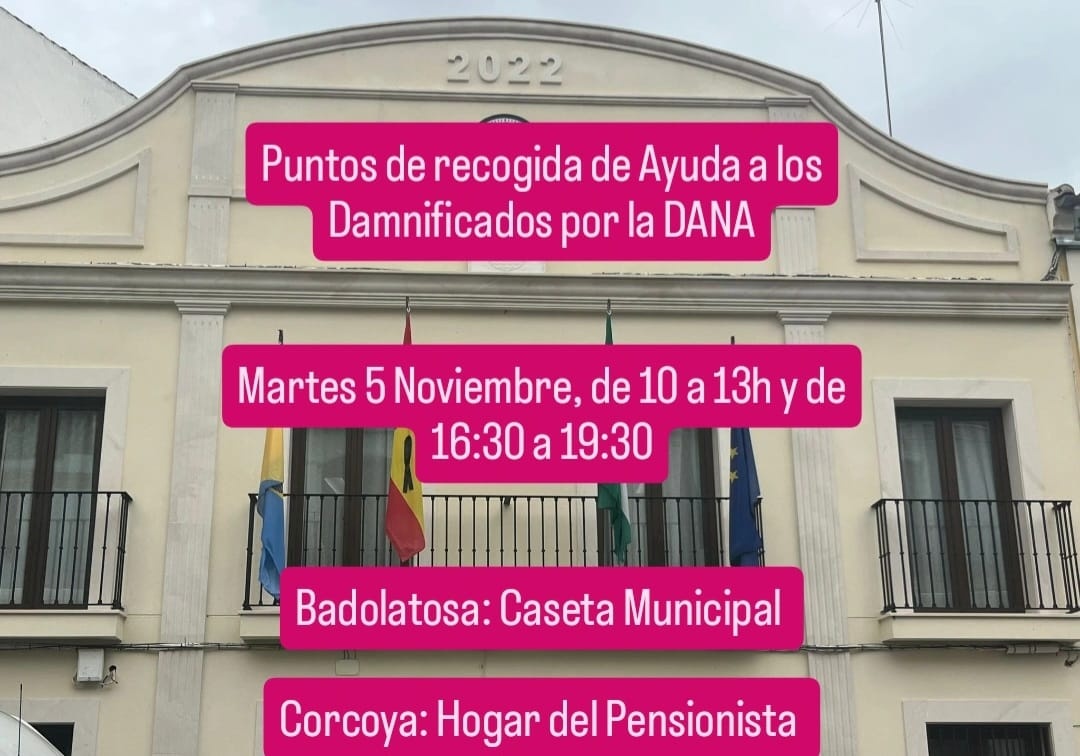 entrega horarios AYUDA DANA