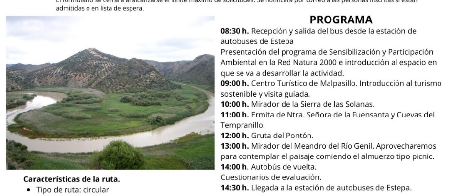 ruta malpasaillo 28 marzo